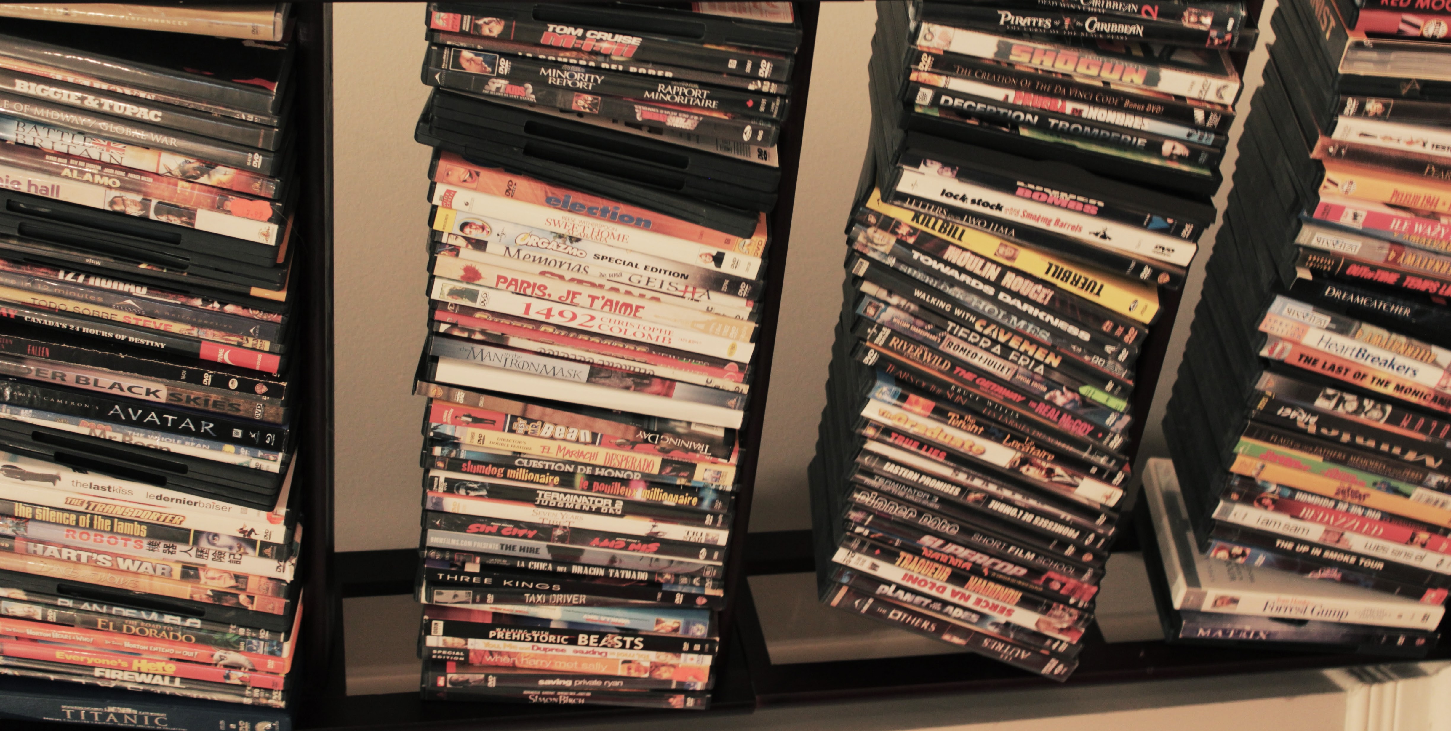 Extensive Digital Movie Collection Library